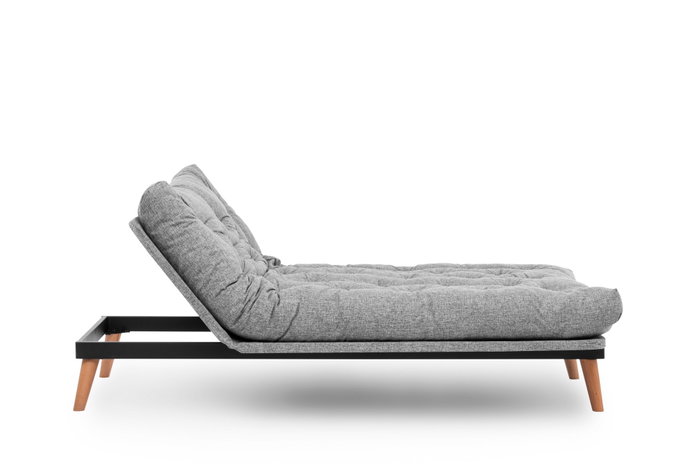 Atelier Del Sofa Saki - Sofá cama de 3 plazas, Gris claro